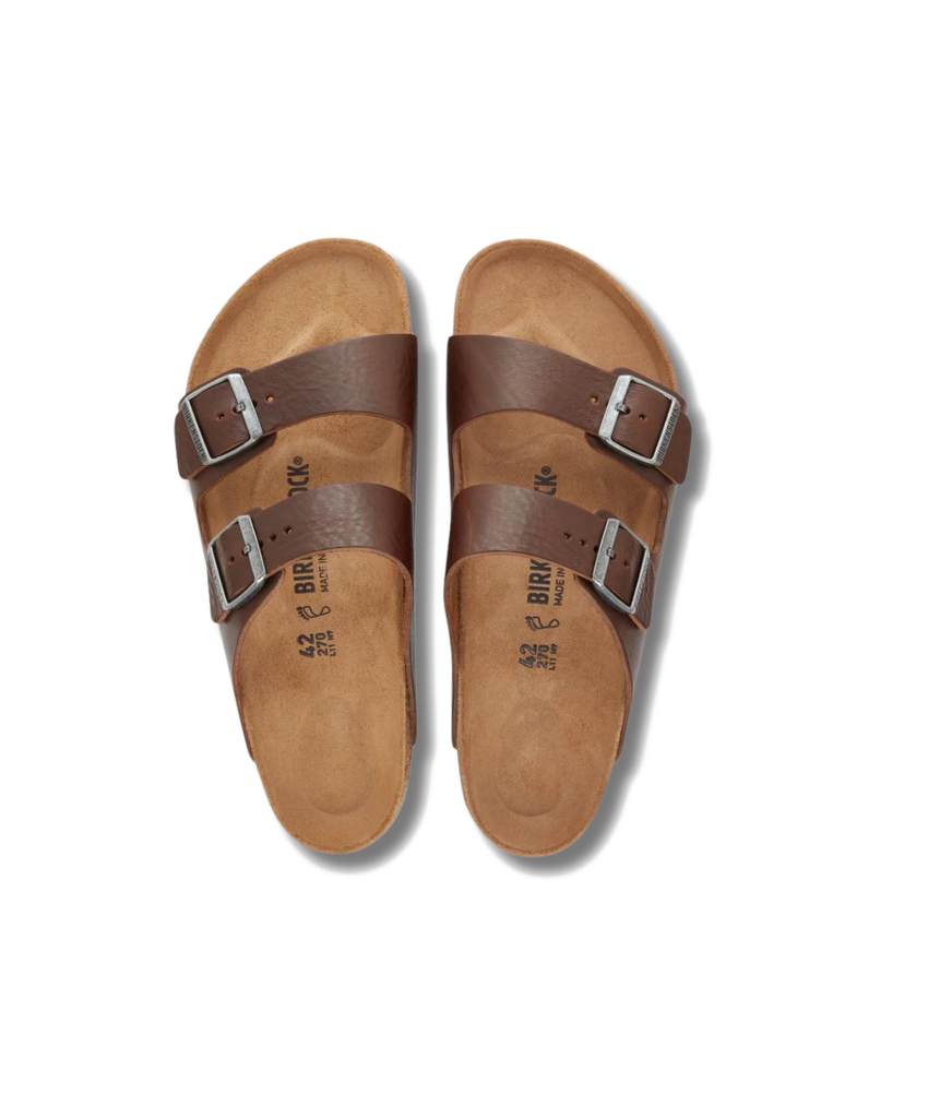 Birkenstock Arizona Vintage Leather Wood Roast Sandals Bstore