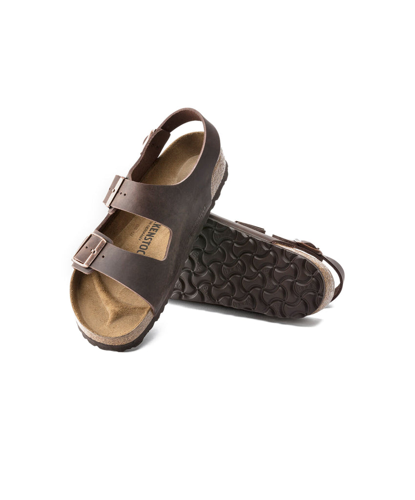 Birkenstock milano leather flat sandals online