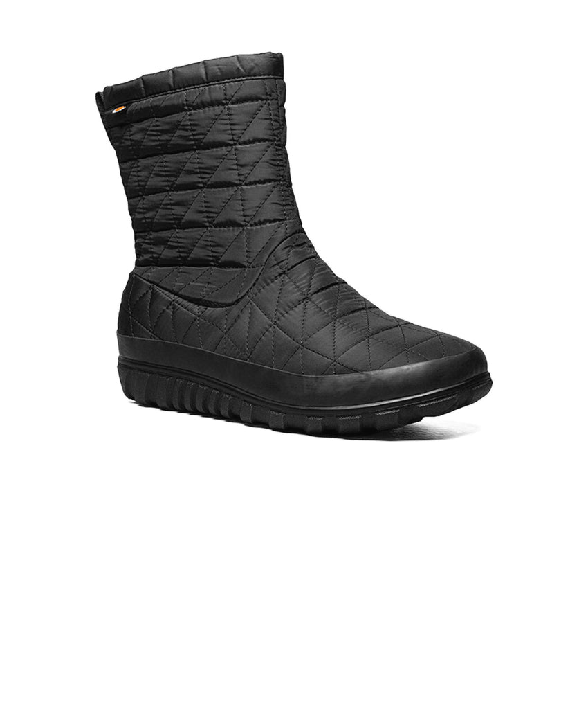 Bogs Snowday II Mid Black Womens Boots Free Shipping Bstore