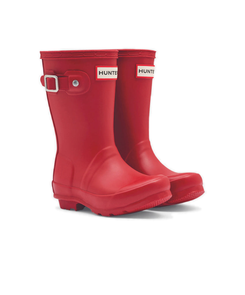 Hunter Original Juniors Military Red Wellington Boots Free Express Shipping Orders Over 120 Bstore