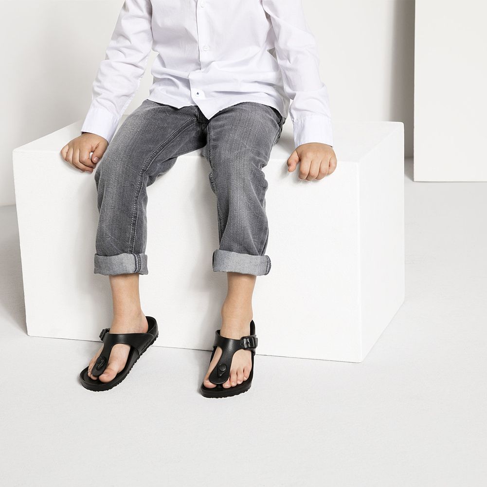 Birkenstock Kids Gizeh EVA Black Sandals Free Express Shipping Orders Over 120 Bstore