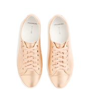 Frankie Nat III Rose Gold Punched Sneakers