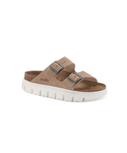 Papillio Arizona Chunky Suede Leather Warm Sand Sandals