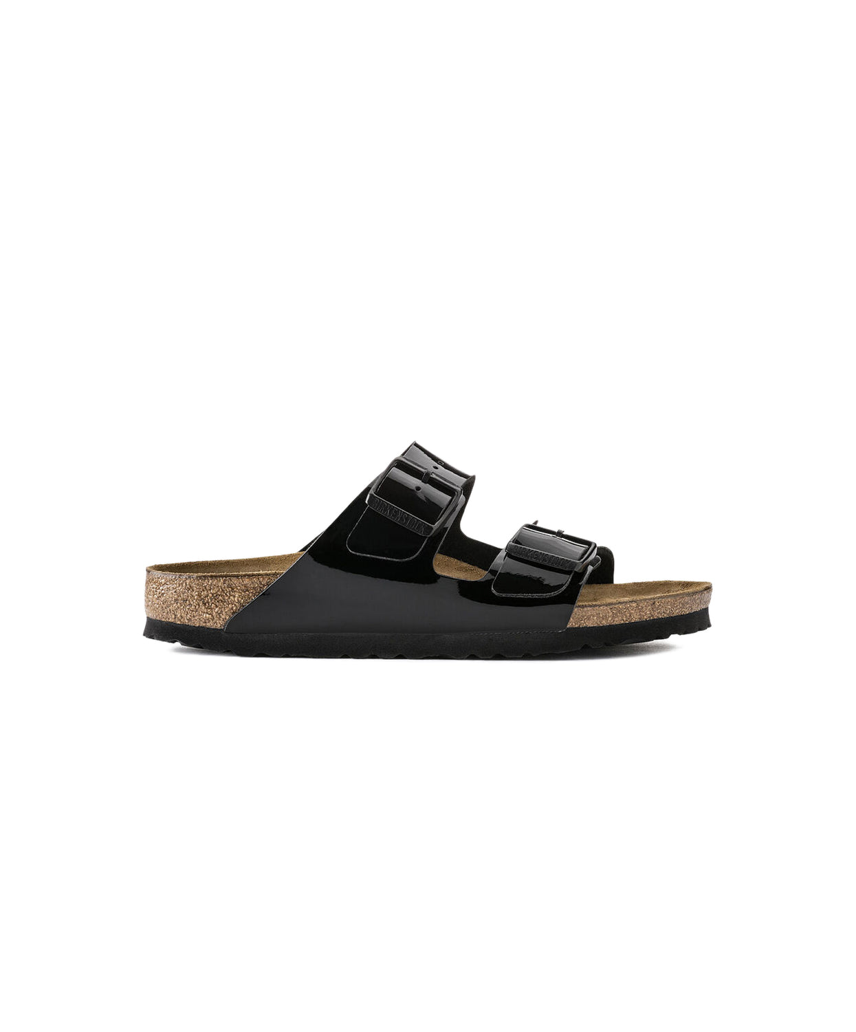 Birkenstock Arizona Birko Flor Black Patent Sandals Free Shipping Bstore