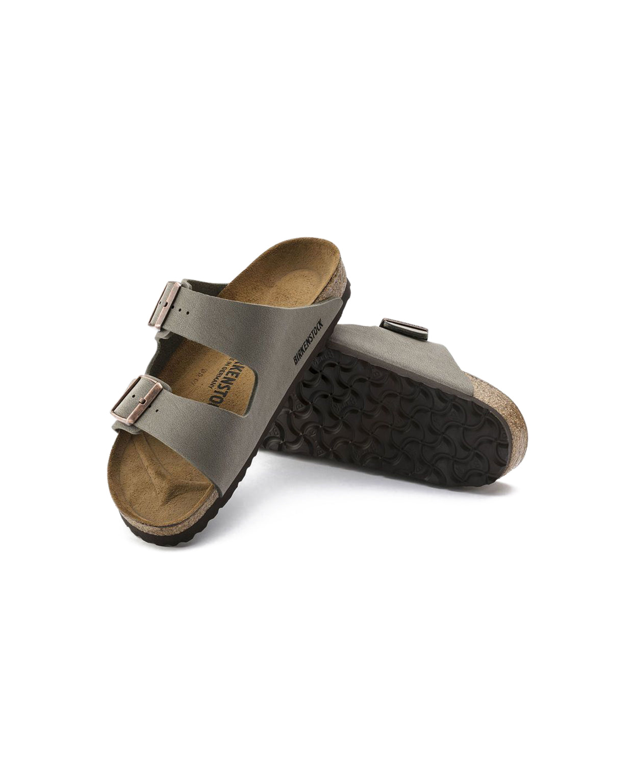 Birkenstock Arizona BirkiBuc Stone Sandals Free Shipping Bstore