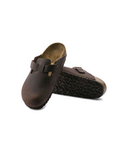 Birkenstock Boston Oiled Leather Habana Clogs