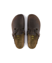 Birkenstock Boston Oiled Leather Habana Clogs