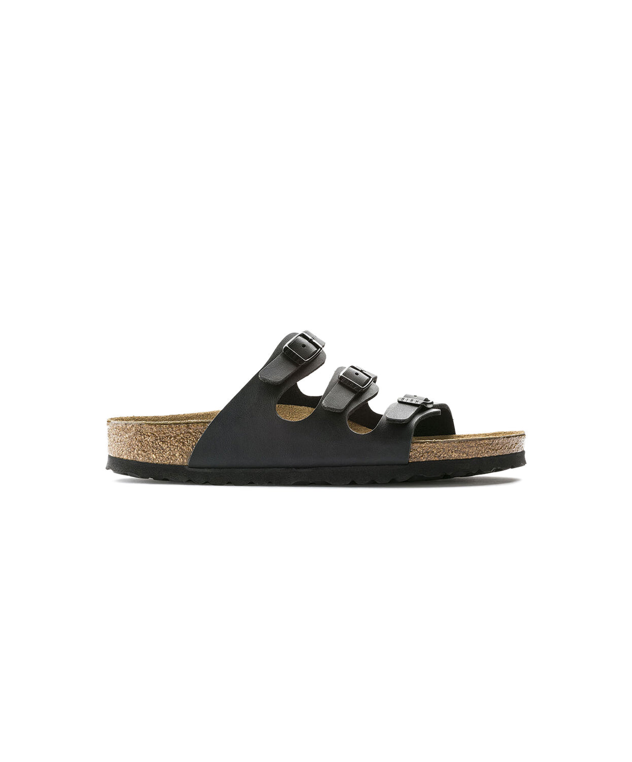 Birkenstock Florida Birko Flor Black Soft Footbed Sandals Free Shipping Bstore