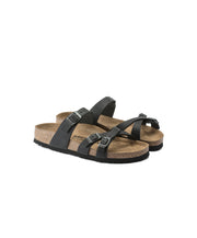 Birkenstock Franca Oiled Leather Black Sandals