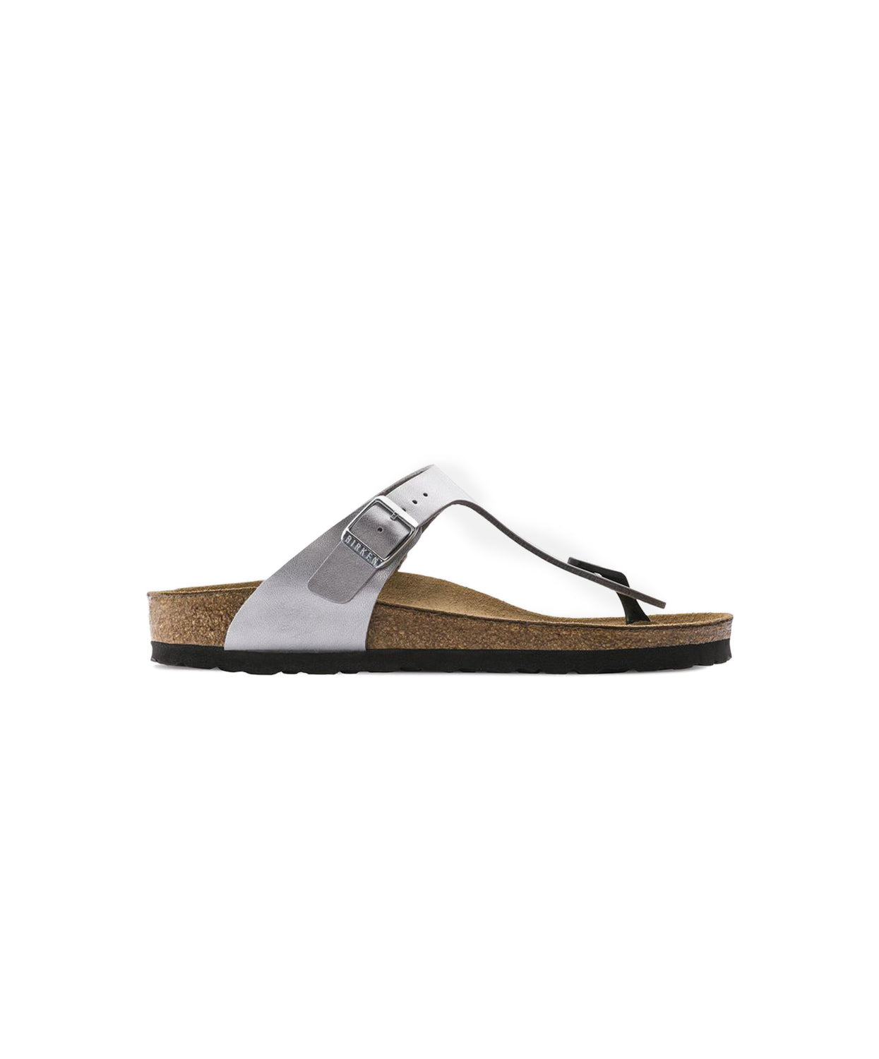 Birkenstock Gizeh Silver sandals on sale size 8 Narrow