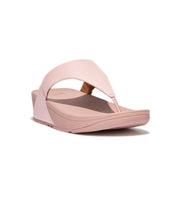 FitFlop Lulu Leather Toe Post Sandals Pink