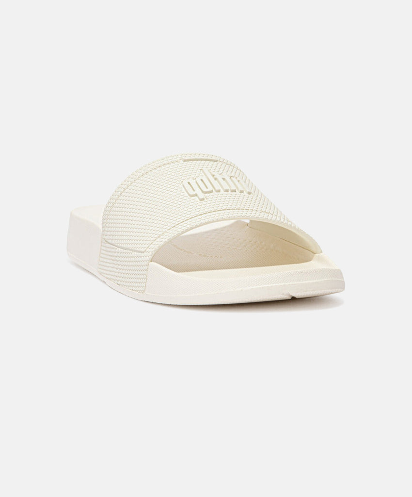 FitFlop IQushion Ergonomic Cream Slides | Free Shipping – Bstore