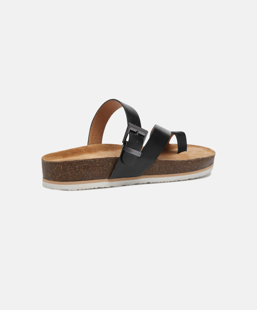 FRANKIE4 Shelly II Black Sandals | Free Shipping – Bstore